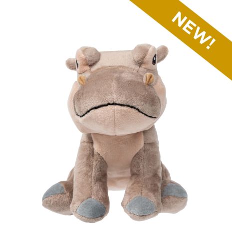 Tall Tails Hippo Plush Dog Toy 8"