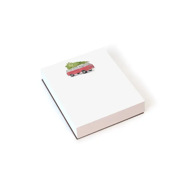 Holiday VW Bus Notepad 4 x 5 inches