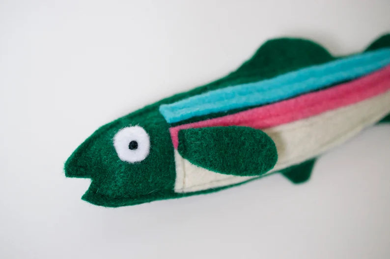 Catnip Rainbow Trout Fish Cat Toy