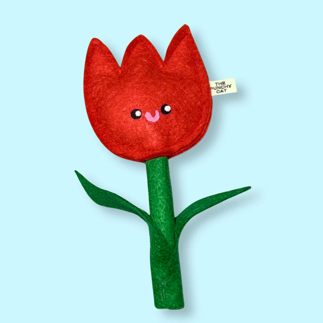 Catnip Red Tulip Cat Toy