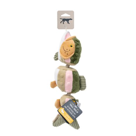 Tall Tails Trout Jointed Shake-Play Dog Toy 14"