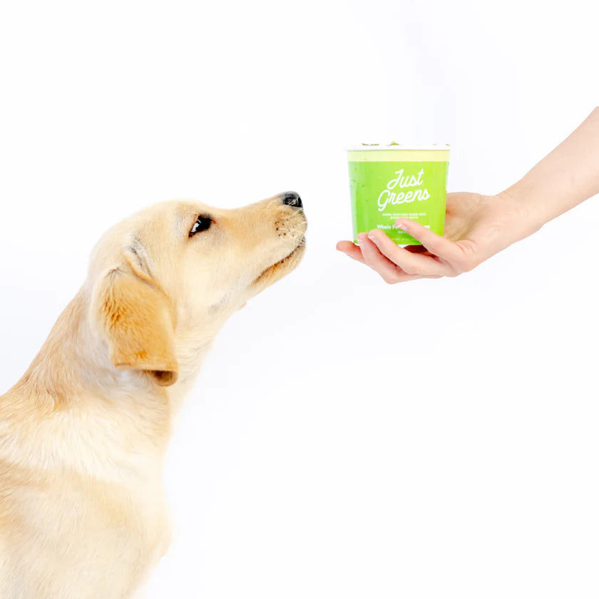Green Juju Just Greens Frozen Vegetable Nutrient-Dense Topper for Dogs and Cats 30oz