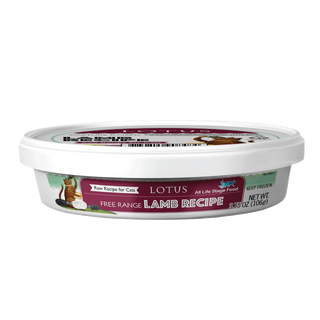 Lotus Cat Frozen Raw Grain Free Lamb Frozen Cat Food 3.75oz