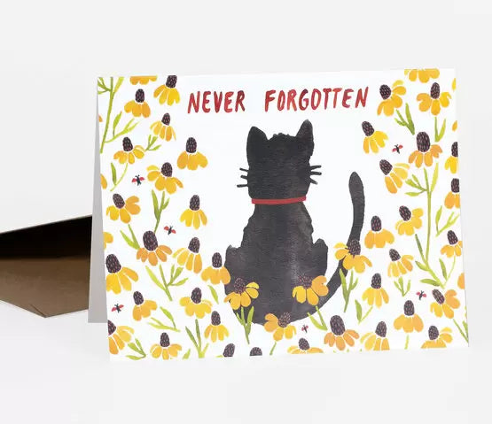 Little Truths Studio "Never Forgotten" Blank inside Condolence Card