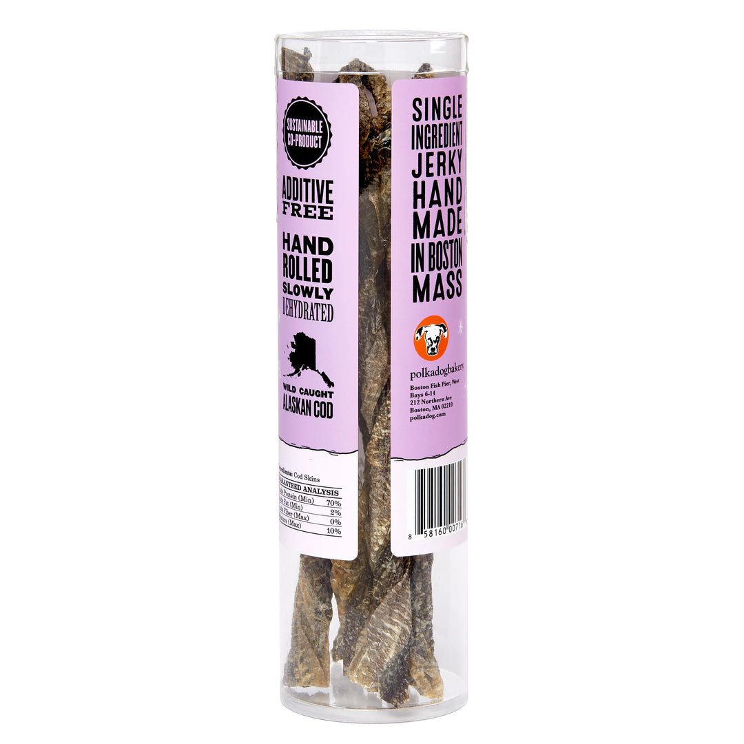 Polka Dog Bakery Silver & Gold Cod Skins 2.5oz Tube