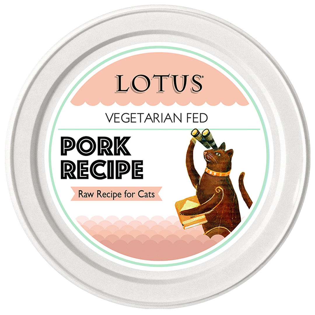 Lotus Cat Frozen Raw Grain Free Pork 3.75oz