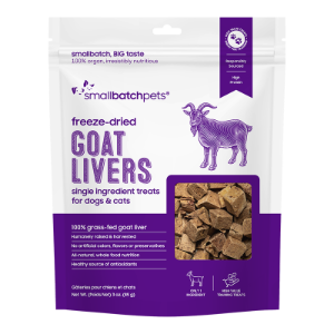 Smallbatch Freeze Dried Goat Liver Treats 3oz
