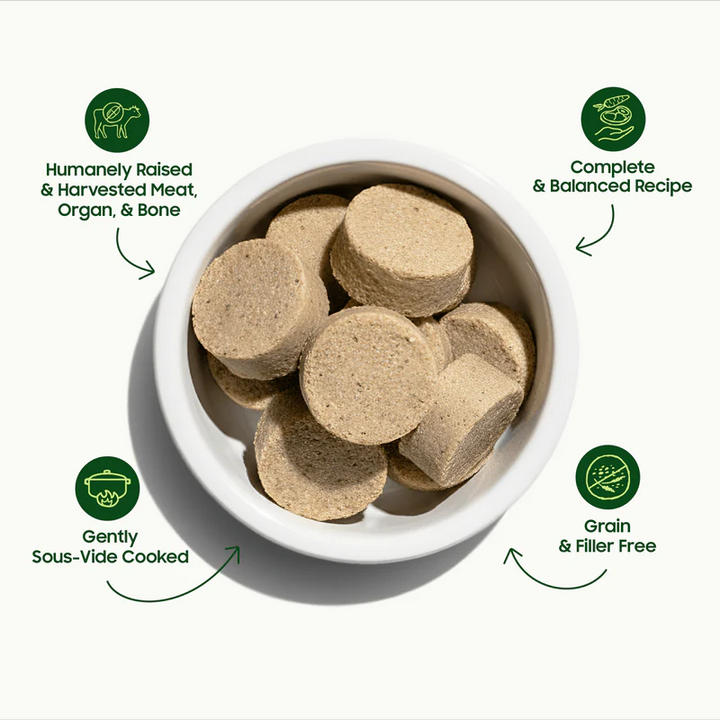 Smallbatch Frozen Lightly Cooked Pork Dog Food 5lb