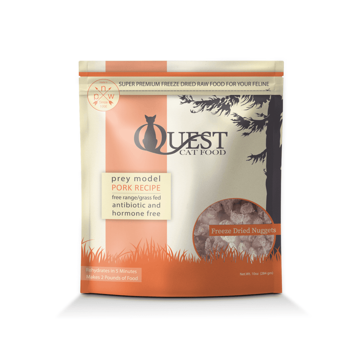 Steve's Real Food for Cats Quest Freeze Dried Pork 10oz