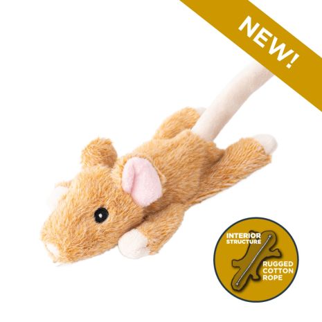 Tall Tails Stuffless Mouse With Squeaker Toy for Dogs 8"
