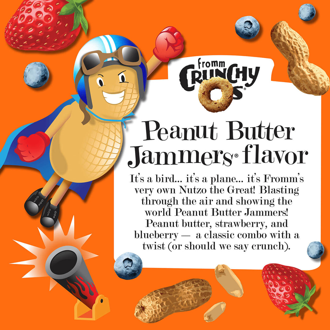 Fromm Crunchy O's Peanut Butter Jammers Dog Treats 6oz