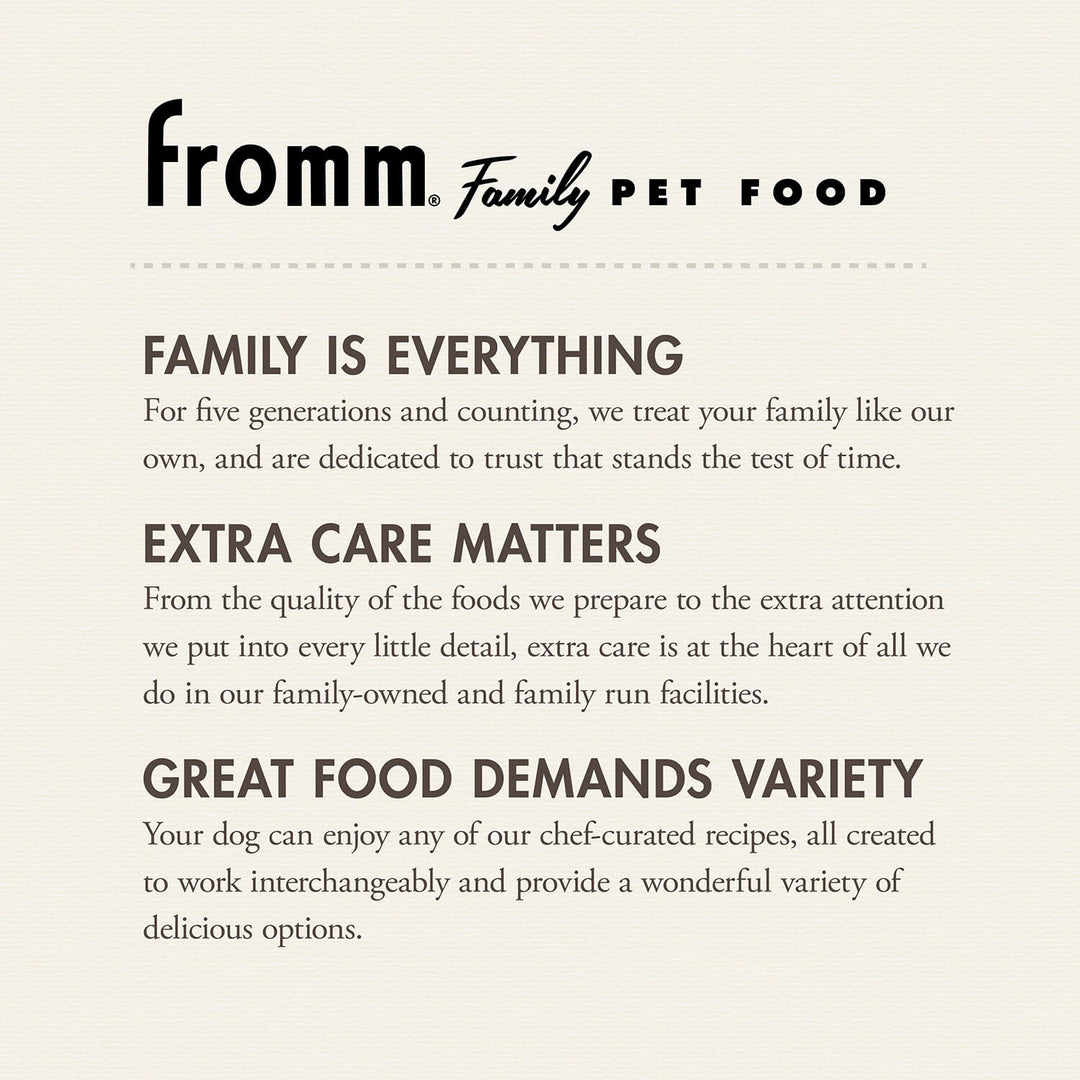 Fromm Four Stars Grain Free Game Bird Dry Dog Food 4lb