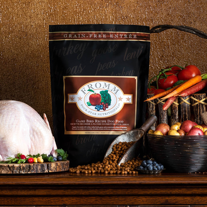Fromm Four Stars Grain Free Game Bird Dry Dog Food 4lb