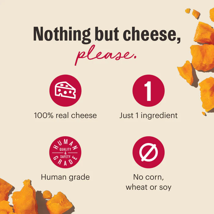 Honest Kitchen Cheddar Crunchy Cheese Bites 2oz