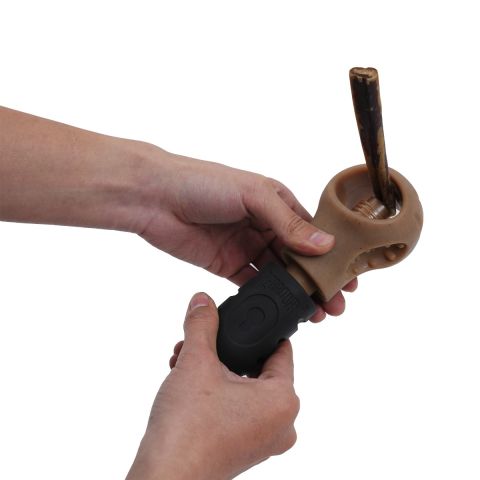 Territory Bacon Scented Treat Lock Dog Chew Toy 7"
