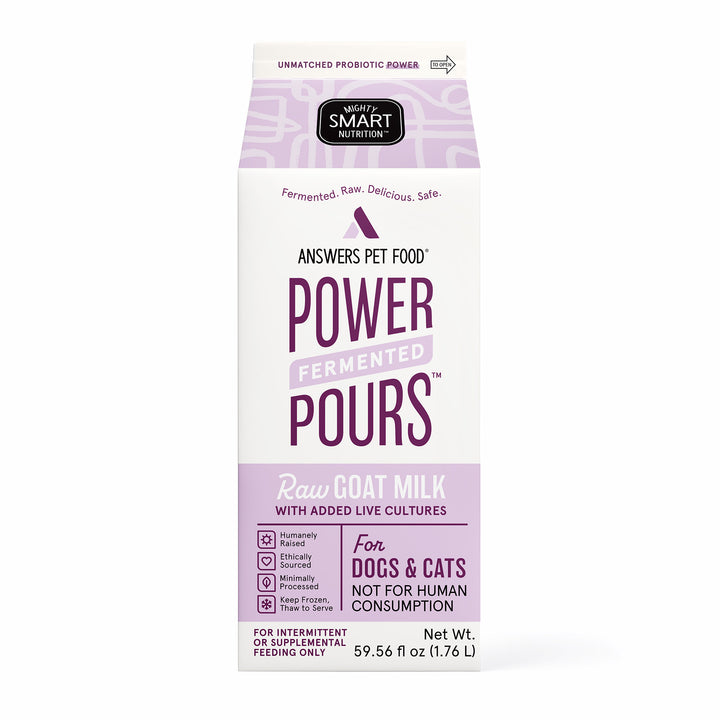 Answers Raw Goat's Milk Half Gallon 64oz