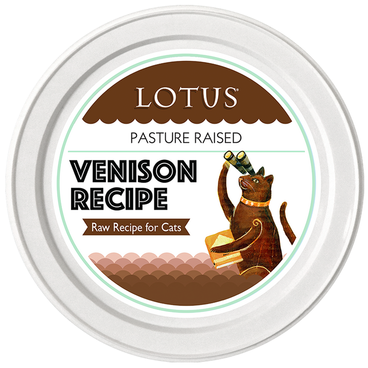 Lotus Cat Frozen Raw Grain Free Venison 3.75oz