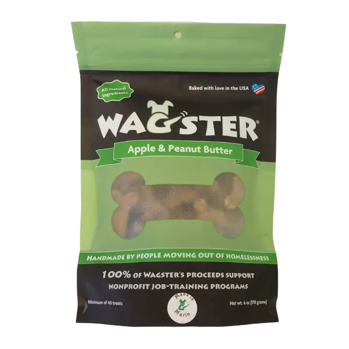 Wagster Apple & Peanut Butter Dog Treats