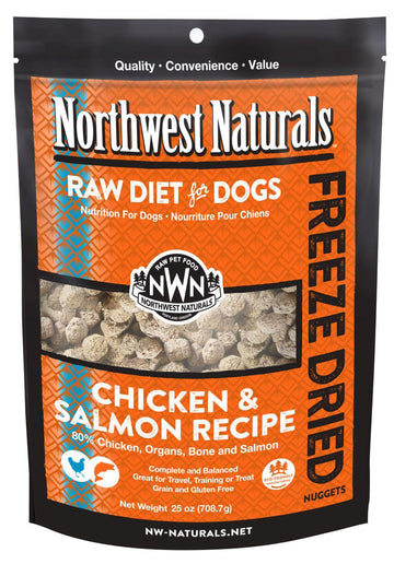 Northwest Naturals Freeze Dried Chicken & Salmon for Dogs