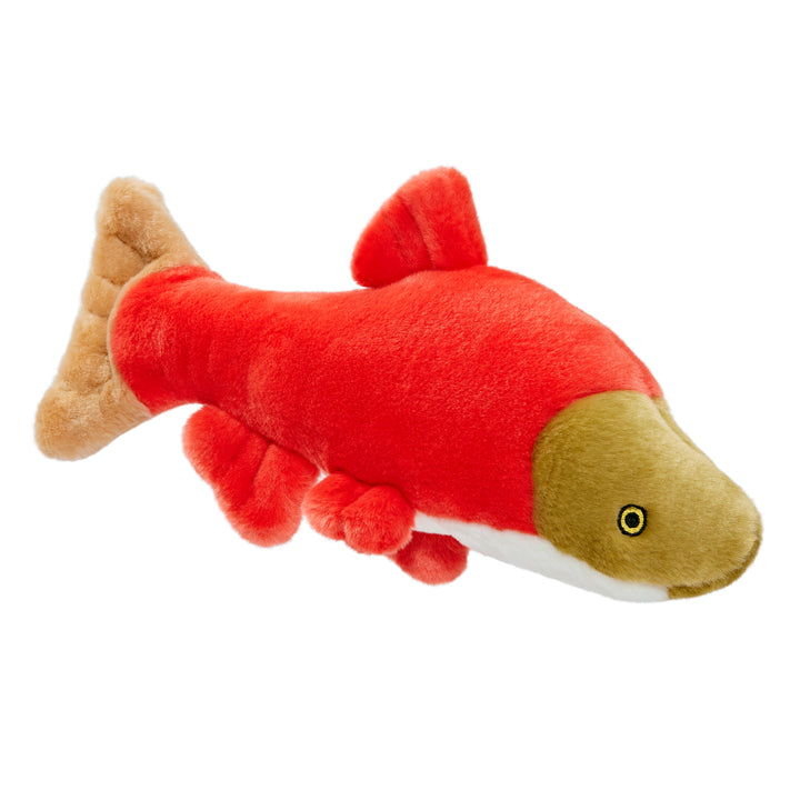 Cedar Salmon Plush Dog Toy