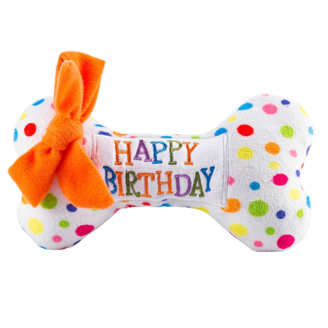 Happy Birthday Bone Small Dog Toy