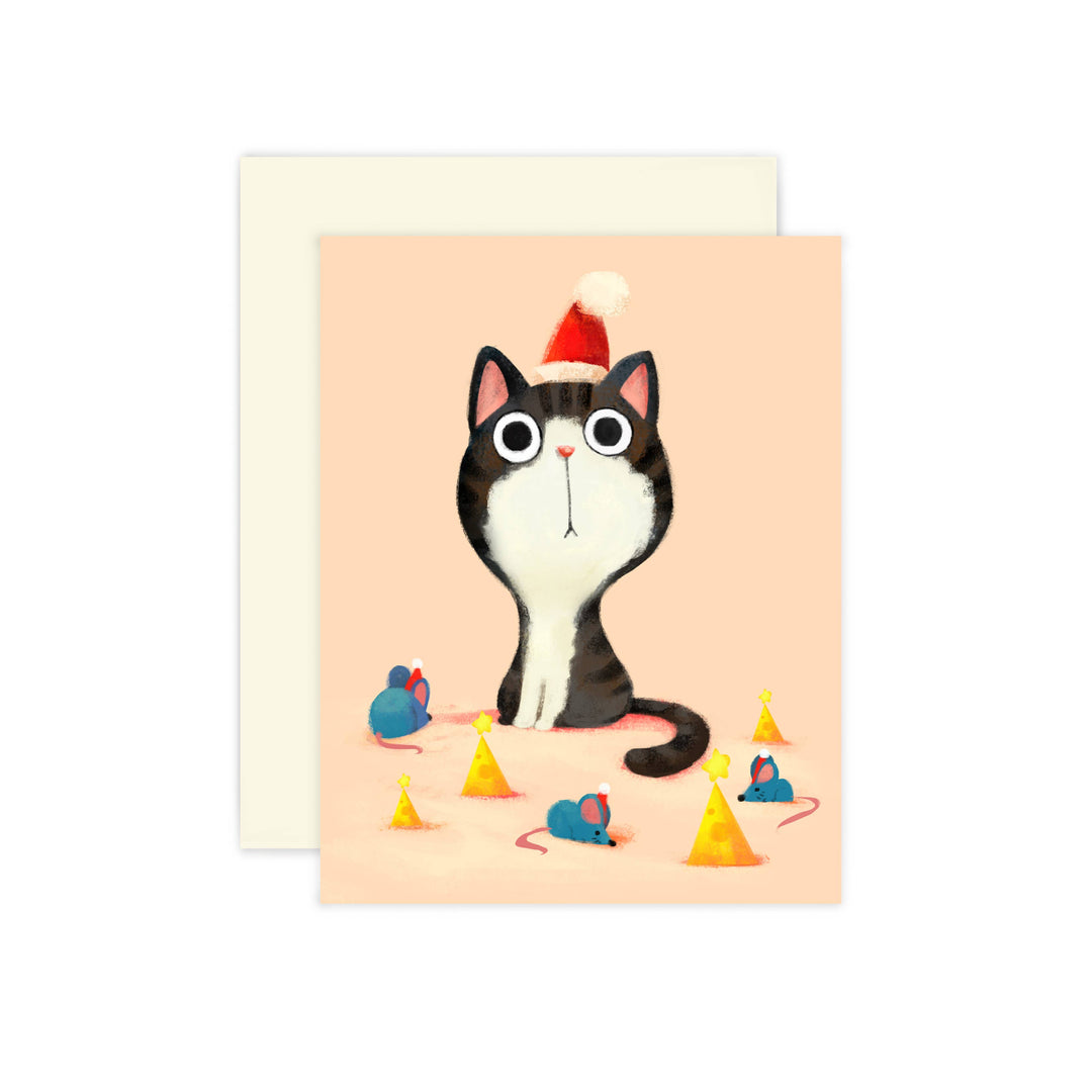 The Little Red House - Tabby & Mice Holiday Cards