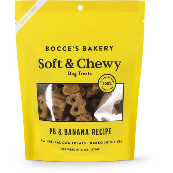 Bocce's PB & Banana Soft & Chewy Dog Treats 6oz