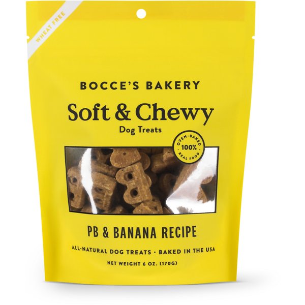 Bocce PB & Banana Soft & Chewy Dog Treats