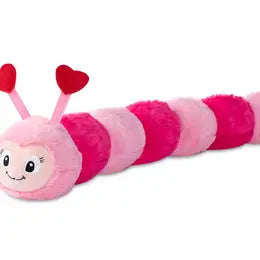 Love Caterpillar Plush Dog Toy