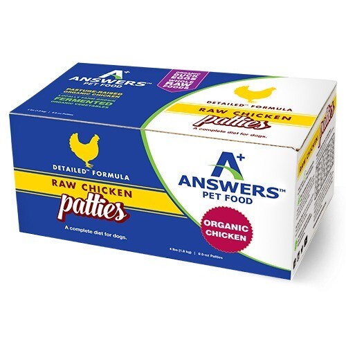 Answers Detailed Frozen Raw Chicken Patties 4lb
