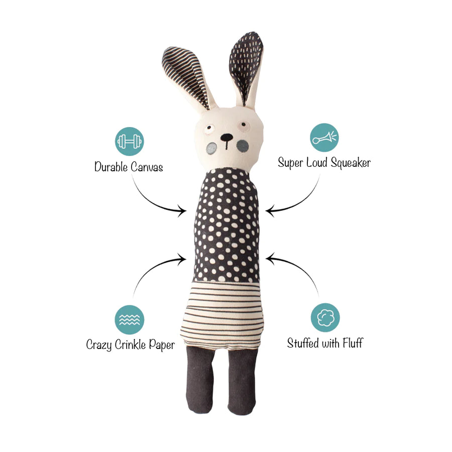 All Ears Rabbit Dog Toy