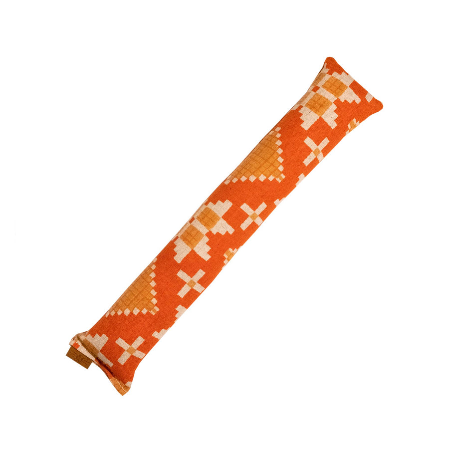 Cat Toy Kicker Orange Print Organic Catnip