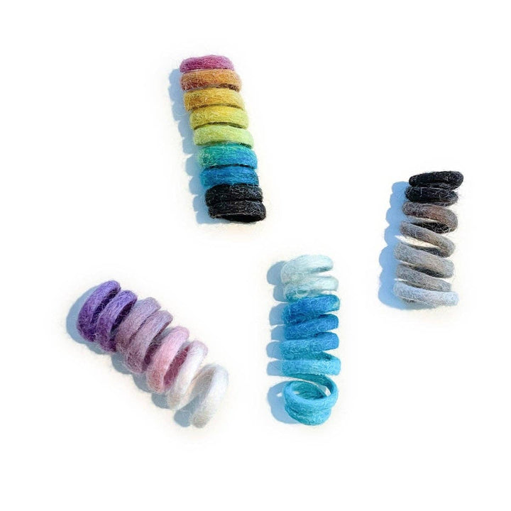 Friendsheep Eco Kitty Wool Spring Cat Toy- Assorted Colors