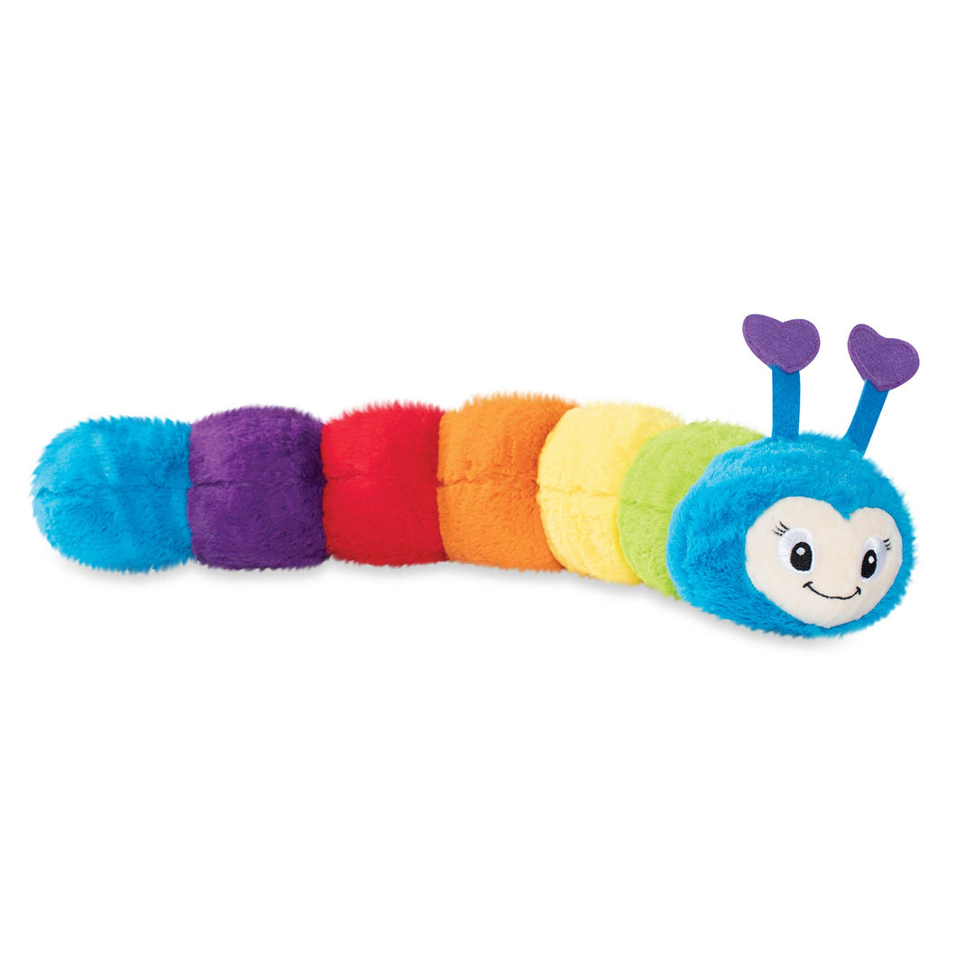 Big Rainbow Caterpillar Dog Toy