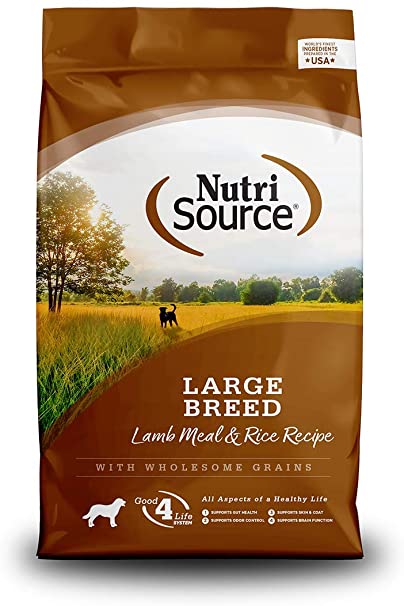 NutriSource Large Breed Lamb & Rice Recipe 26lb