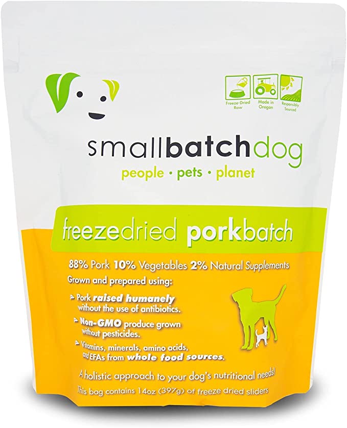 Smallbatch Frozen Pork Sliders 3lb for Dogs