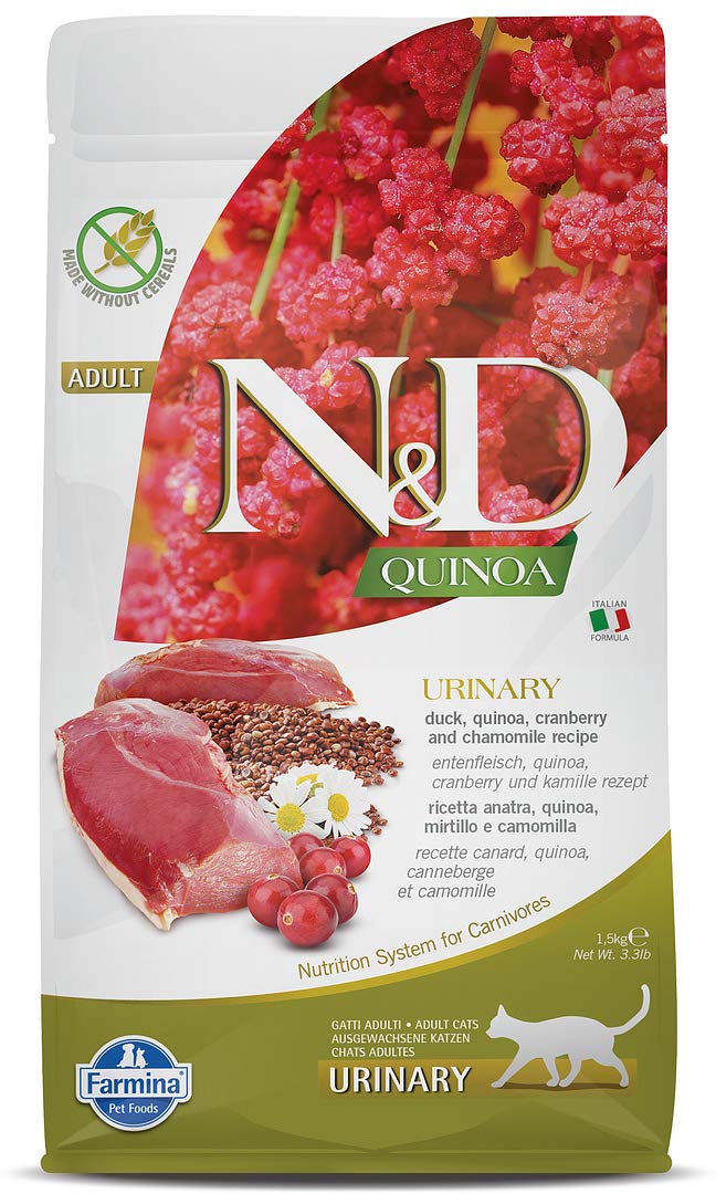 Farmina N&D Cat Food Quinoa Urinary Support Duck 3.3lb