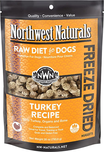 Northwest Naturals Freeze Dried Turkey for Dogs