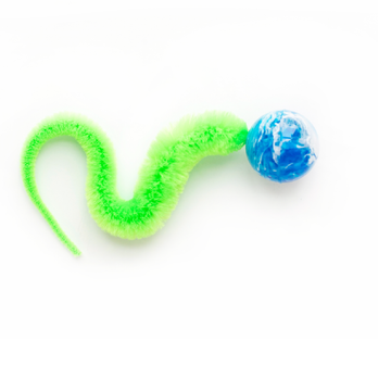 Wiggly Marbled Ball Cat Toy