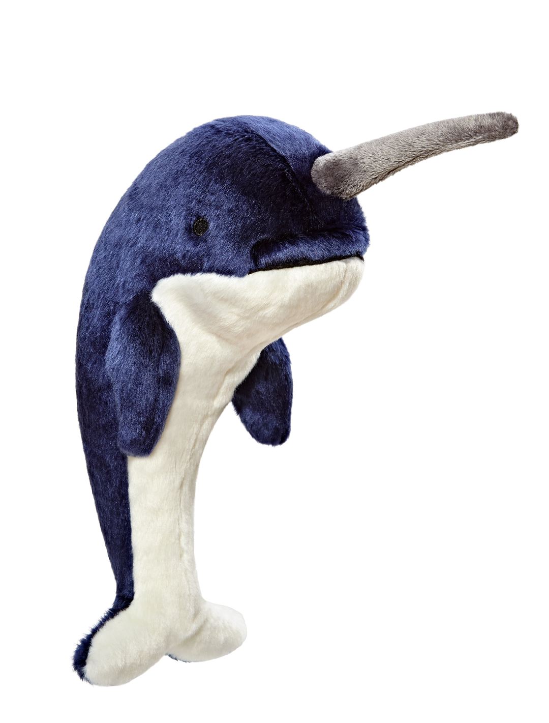 Bleu Narwhal Dog Toy