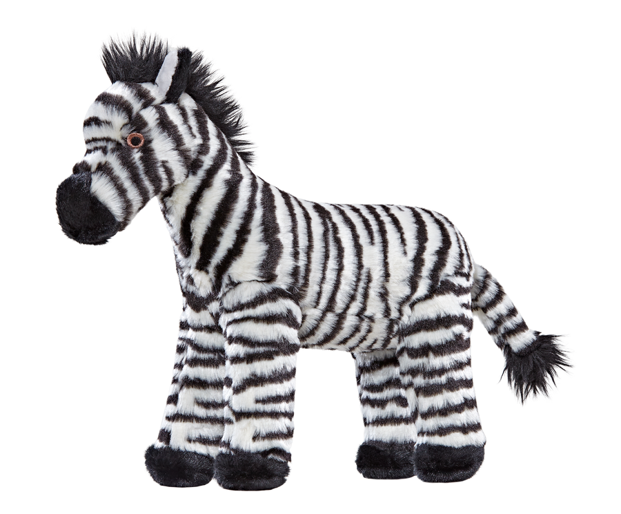 Bob The Zebra Plush Dog Toy