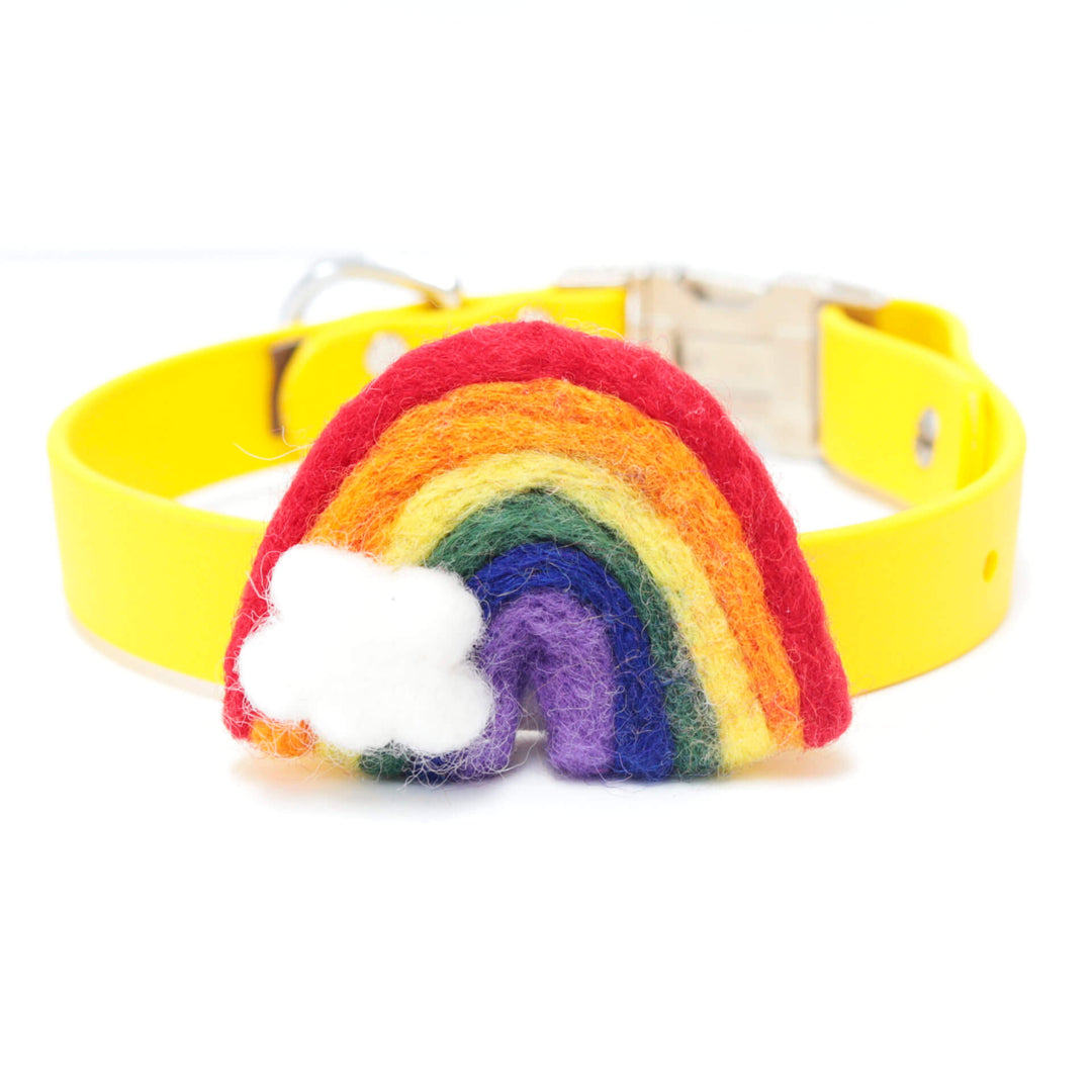 Wool Rainbow Collar Accessory
