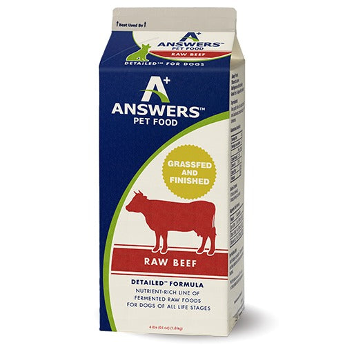 Answers Raw Detailed Formula Beef 4lb