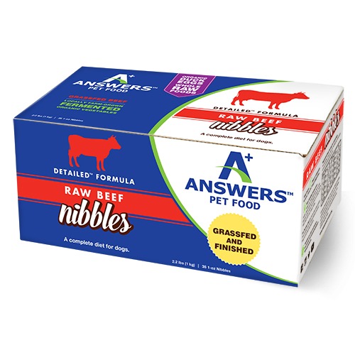 Answers Frozen Detailed Beef Nibbles 2.2lb