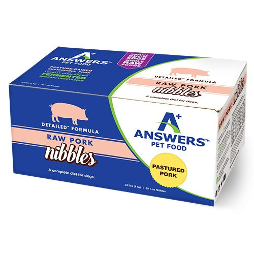 Answers Detailed Raw Pork Nibble 2.2lb