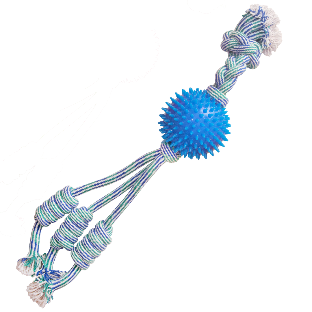 Feel n' Spikey Rope Dog Toy