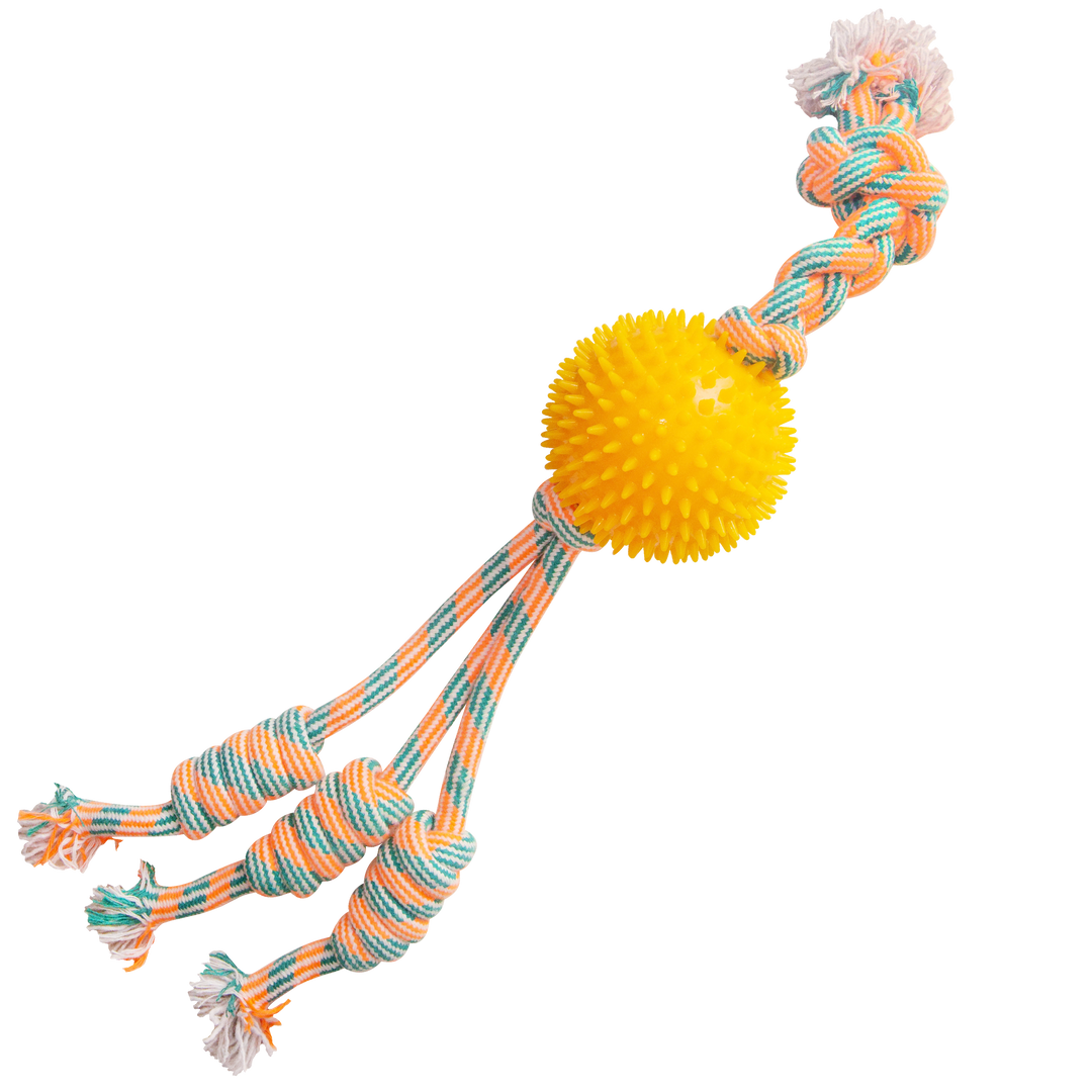 Feel n' Spikey Rope Dog Toy