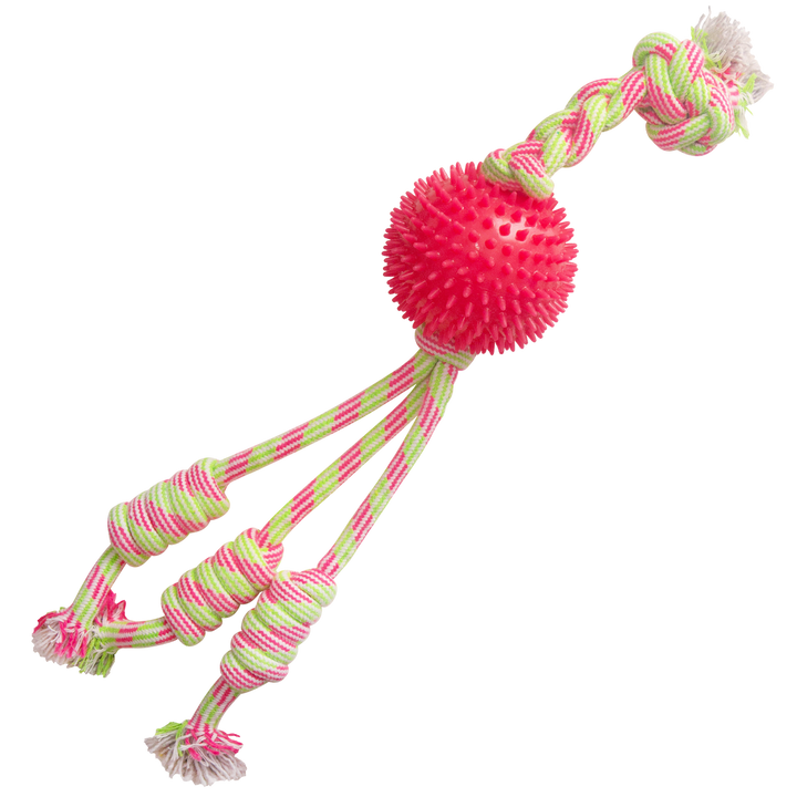 Feel n' Spikey Rope Dog Toy