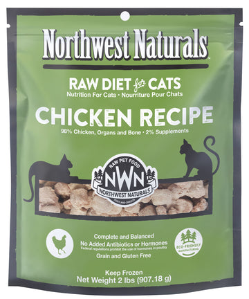 Northwest Naturals Raw Frozen Chicken 2lbs for Cats
