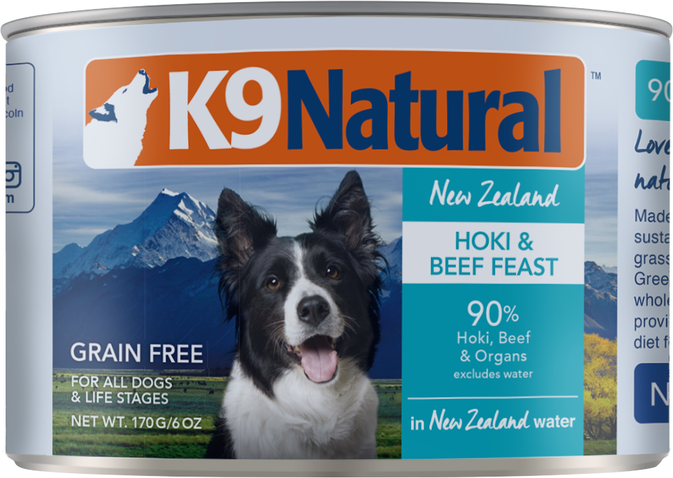 K9 Natural Grain Free Hoki & Beef 6oz for Dogs